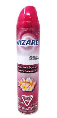 A00784 : Wizard A00784 : Produits ménagers - Purificateurs d'air - Deso Spray Havre Hawaïenne WIZARD, DESO SPRAY havre hawaïenne, 12 x 283G