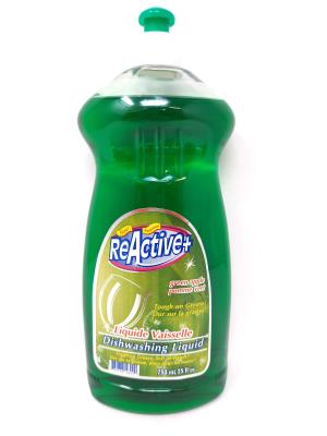 A1150 : Reactive A1150 : Household products - Cleaning products - Dishwasing Liquid ( Green ) REACTIVE, DISHWASING liquid ( green ), 12 x 750 ml