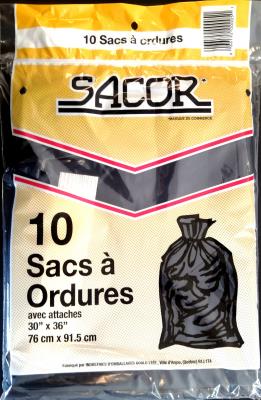 A149 : Sacor A149 : Household products -  Garbage bags - Garb Bag 30/36 Ext SACOR, GARB BAG 30/36 EXT, 20X10CT