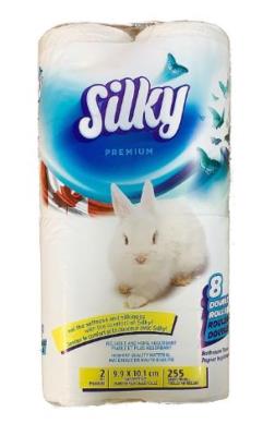 A1807 : Silky A1807 : Household products - Toilet paper - Toilet Paper SILKY , TOILET PAPER, 6X8 DOUBLE ROLLS