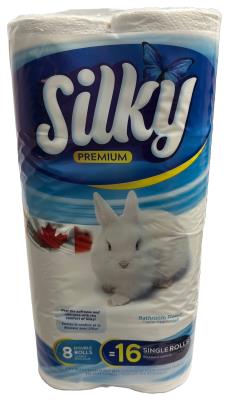 A1807 : Silky A1807 : Household products - Toilet paper - Toilet Paper SILKY , TOILET PAPER, 6X8 DOUBLE ROLLS