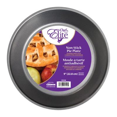 A3260 : Chef Élite A3260 : Cooking Ingredients - Various - Non Stick Round Pie Pan 9'' CHEF ÉLITE,NON STICK ROUND PIE PAN 9'',12 CT