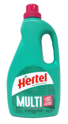 A437 : Hertel A437 : Household products - Cleaning products - Multi Fresh Scent HERTEL , MULTI FRESH SCENT , 12 x 800 ml (bte verte