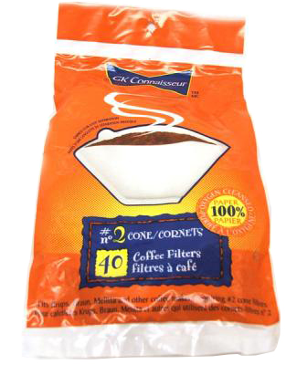 A991 : Connaisseur A991 : Beverages - Coffee - Cone No 2 Coffee Filters CONNAISSEUR,CONE NO 2 COFFEE FILTERS,24X40UN