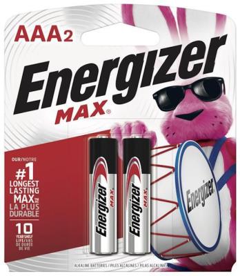 AENAAA2 : Energizer AENAAA2 : Accessories & Supplies - Batteries - Battery Aaa (2) ENERGIZER,BATTERY AAA (2) ,24 CARTE/CS