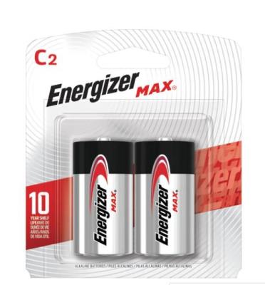 AENC2 : Energizer AENC2 : Accessoires & fournitures - Piles - Batterie C (2) ENERGIZER,BATTERIE C (2) , 12 cartes/CS