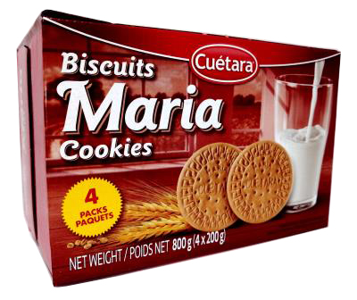 B01198 : Cuetera B01198 : Déjeuner et collations - Biscuits - Biscuit Maria (mega Pack) CUETERA , BISCUIT MARIA (MEGA PACK) , 6 x 800g