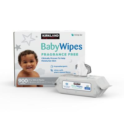 CA470 : Kirkland CA470 : Hygiene and Health - Sanitary napkins - Baby Wipes Without Fragrance KIRKLAND, BABY WIPES without fragrance, 9 x 100 F