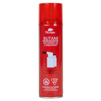 CA76 : Olympia CA76 : Accessoires & fournitures - Allume-feu - Butane Refill Pour Briquet OLYMPIA, BUTANE REFILL POUR BRIQUET,12 x 250 ML