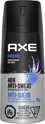 CA8795 : Axe CA8795 : Hygiène et santé - Déodorisants - Déo En Spray Phoenix AXE, déo en SPRAY phoenix, 12 x 107G