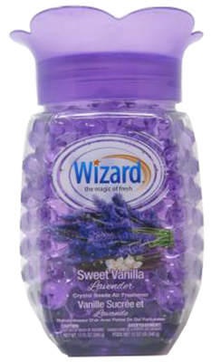 CA90455 : Wizard CA90455 : Household products - Air purifier - Lavender Scented Crystal Beads (purp.) WIZARD,lavender SCENTED CRYSTAL BEADS (purp.),12 x 340g
