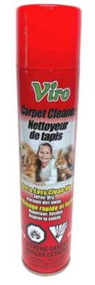 CA937 : Viro CA937 : Household products - Cleaning products - Carpet Cleaner VIRO , CARPET CLEANER , 18 x 284g (aerosol)