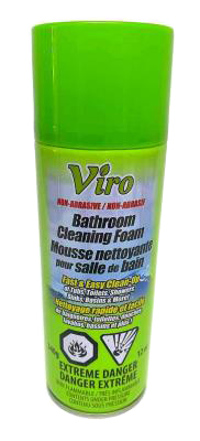 CA940 : Viro CA940 : Household products - Cleaning products - Bathroom Cleaning Foam VIRO , BATHROOM cleaning FOAM , 18 x 340g (aerosol)