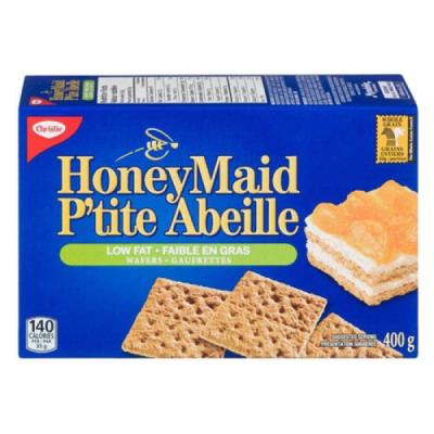 CB3413 : Christie CB3413 : Confectionery - Chips - Honey Maid Cookies Low Fat CHRISTIE,HONEY MAID COOKIES low fat,12 x 400G