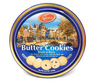 CB4785 : Adoro CB4785 : Déjeuner et collations - Biscuits - Biscuits Danois Bte Metal ADORO , biscuits DANOIS bte metal , 12 x 340g