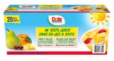 CF772 : Dole CF772 : Lunch and snacks - Fruity - Extra Cherry Fruit Salad Juice DOLE, EXTRA CHERRY FRUIT SALAD juice, 20 x 107 ML