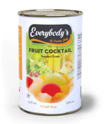 CF8120-OU : Everybody's CF8120-OU : Conserves et bocaux - Fruits - Salade Fruits Cerises EVERYBODY'S, SALADE FRUITS cerises,24 x 398 ML