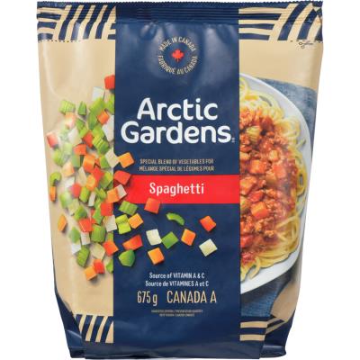 CG2064-OU : Artic garden CG2064-OU : Preserves and jars - Vegetables - Special Blend Of Veg. Spaghetti ARTIC GARDEN,special blend of veg. SPAGHETTI,12 x 675G