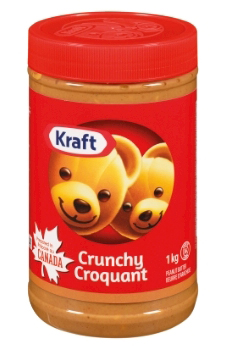 CG2152 : Kraft CG2152 : Déjeuner et collations - Tartinades - Beurre Arachides Croquant KRAFT,BEURRE arachides CROQUANT,12 x 1 KG