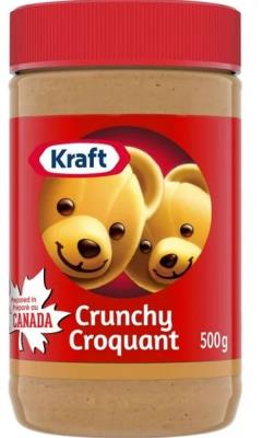 CG2253 : Kraft CG2253 : Lunch and snacks - Peanuts - Peanut Butter Crunchy KRAFT, PEANUT BUTTER CRUNCHY,12 x 500G