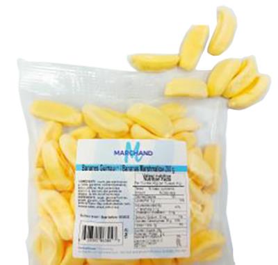 CG5024 : Marchand CG5024 : Confectionery - Candy - Marshm Bananas MARCHAND, MARSHM BANANAS, 24 x 200g