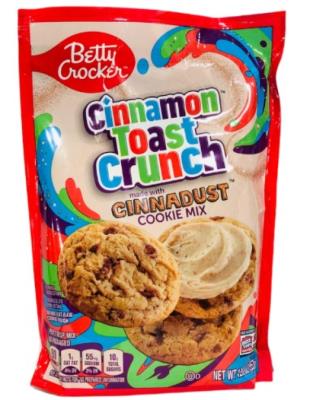CG7107 : Betty crocker CG7107 : Lunch and snacks - Cookies - Cinnam. Crunch Cookie Mix BETTY CROCKER, CINNAM. CRUNCH COOKIE MIX,12 x 357g