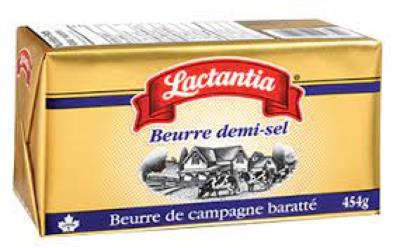 CH218-OU : Lactancia CH218-OU : Ingrédients de cuisine - Beurre et margarine - Beurre Demi-sel LACTANCIA, beurre demi-sel, 20 x 454g