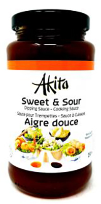 CH232 : Akita CH232 : Condiments - Sauces - Sauce Aigre- Doux AKITA,SAUCE AIGRE- DOUX, 12 x 250 ML