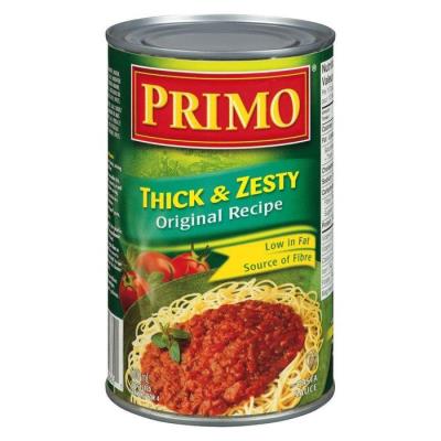 CH263-OU : Primo CH263-OU : Condiments - Sauce - Original Recipe Pasta Sauce PRIMO, ORIGINAL RECIPE Pasta SAUCE, 12 x 680ml