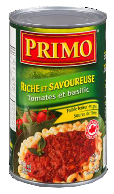 CH267 : Primo CH267 : Condiments - Sauce - Tomato & Basil Sauce Pasta PRIMO, TOMATO & BASIL SAUCE pasta, 12 x 680ml