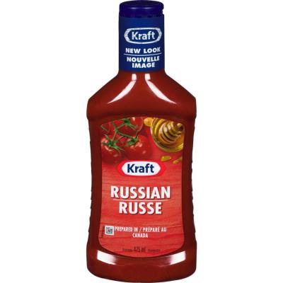 CH750 : Kraft CH750 : Condiments - Sauces - Vinaigrette Russe KRAFT,VINAIGRETTE russe, 10 x 475 ML