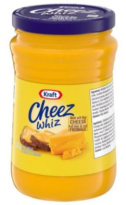 CH91 : Kraft CH91 : Lunch and snacks - Cheese - Cheez Whiz Reg KRAFT, CHEEZ WHIZ REG, 12 x 450g
