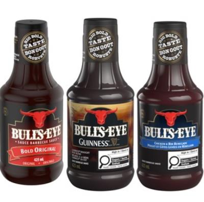 CH96-1 : Bull's eye CH96-1 : Condiments - Sauces - (1/2 Pal) Sauce Bbq Ass (3 Sav.) BULL'S EYE,(1/2 PAL) SAUCE BBQ ass (3 sav.), 600 x 425 ML