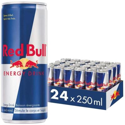 CJ59 : Red bull CJ59 : Breuvages - Boissons énergisantes - Bois.ener.(caisse Bleue) RED BULL,BOIS.ENER.(caisse bleue),24 x 250ML