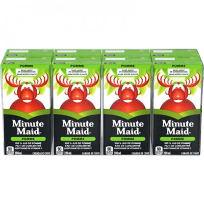CJ7078 : Minute maid CJ7078 : Beverages - Juice - Apple Juice MINUTE MAID, APPLE JUICE, concentrate, 4 x (8 x 200ml)