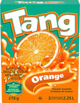 CJ715 : Tang CJ715 : Breuvages - Jus - Cristaux Orange TANG,CRISTAUX ORANGE,20 x 276G