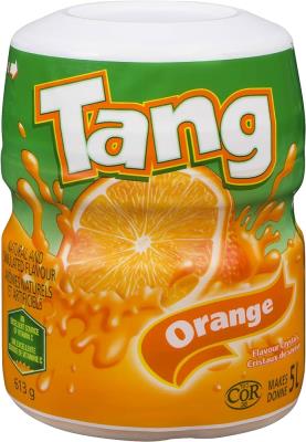 CJ964 : Tang CJ964 : Beverages - Juice - Orange Flavor Crystals TANG , ORANGE FLAVOR CRYSTALS , 12 x 613G 12 mega tin  x 613