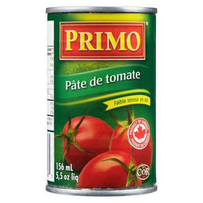 CL0408 : Primo CL0408 : Condiments - Sauces - PÂte De Tomate PRIMO, PÂTE de TOMATE, 48 x 156 ML