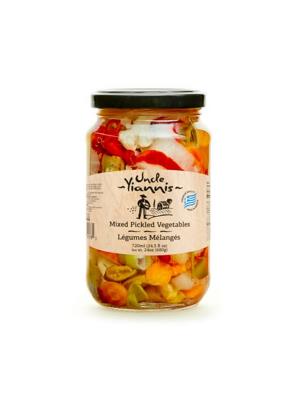 CM50 : Uncle yiannis CM50 : Preserves and jars - Meat - Mixed Vegetables Marinated UNCLE YIANNIS , MIXED VEGETABLES marinated , 12 x 720ml