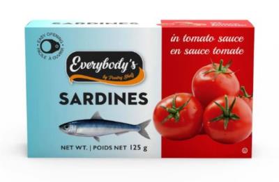 CP038 : Everybody's CP038 : Frozen Products - Meat - Sardines In Tomato Sauce EVERYBODY'S , SARDINES in tomato sauce , 24 x 115g