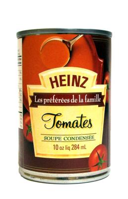 CS0002 : Heinz CS0002 : Conserves et bocaux - Soupes - Soupe Tomate HEINZ, SOUPE TOMATE, 24X284ML