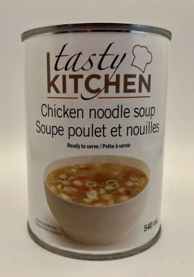 CS0043-OU : Tasty kitchen CS0043-OU : Preserves and jars - Soups - Soup Ezo TASTY KITCHEN, SOUP EZO, chicken noodle, 12 x 540 ML