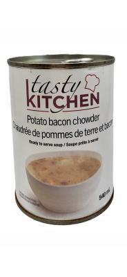CS0044-OU : Tasty kitchen CS0044-OU : Preserves and jars - Vegetables - Potato Bacon Chowder TASTY KITCHEN,POTATO BACON CHOWDER, 12 x 540 ML
