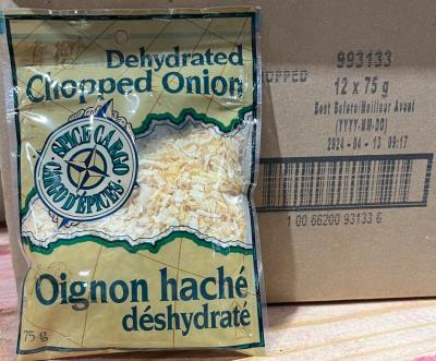 CS598-OU : Cargo CS598-OU : Cooking Ingredients - Various - Deshydrated Chopped Onion CARGO,DESHYDRATED CHOPPED ONION , 12 x 75g