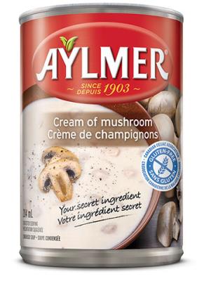 CS93 : Aylmer CS93 : Conserves et bocaux - Soupes - Creme De Champignons AYLMER , CREME DE CHAMPIGNONS , 24 x 284 ML