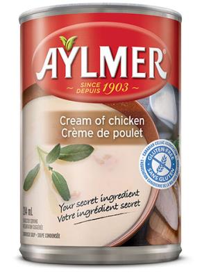 CS96 : Aylmer CS96 : Conserves et bocaux - Soupes - Creme De Poulet AYLMER, CREME DE POULET, 24 x 284 ML