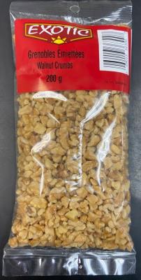 G0097 : Exotic G0097 : Nuts and Seeds - Nuts - Crumbled Walnuts EXOTIC, crumbled WALNUTS, 24 x 200G