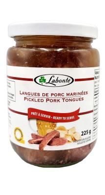 GM453 : LabontÉ GM453 : Conserves et bocaux - Viandes - Langues De Porc Jar. LABONTÉ , LANGUES DE PORC JAR.  , 12 x 225g