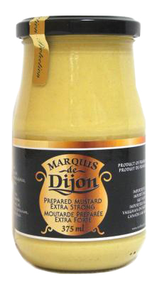 H42 : Marquis de dijon H42 : Condiments - Moutarde - Moutarde Extra-forte MARQUIS de dijon, MOUTARDE extra-forte, 12 x  375ML