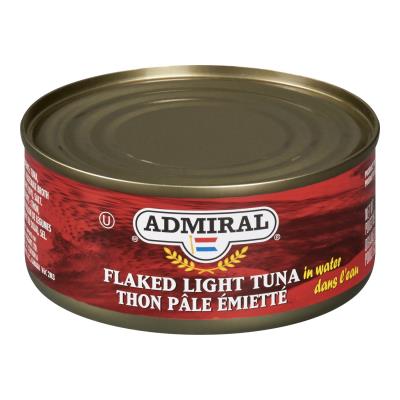 P13 : Admiral P13 : Preserves and jars - Fish - Flaked Light Tuna Water ADMIRAL , FLAKED LIGHT TUNA water , 48 x 170g